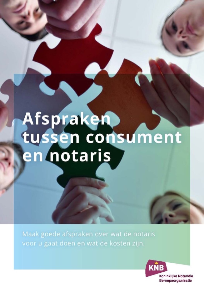 Brochure Afspraken met uw notaris