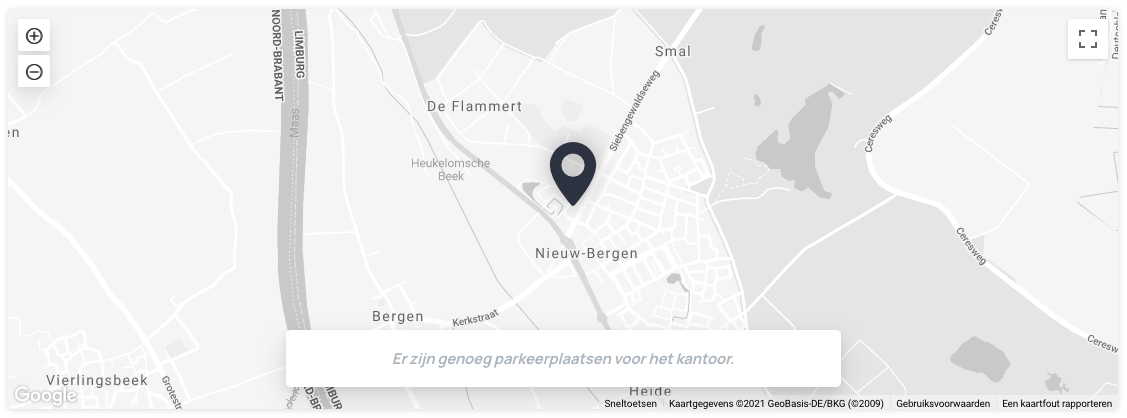 Routebeschrijving naar Notariskantoor Bergen (L)